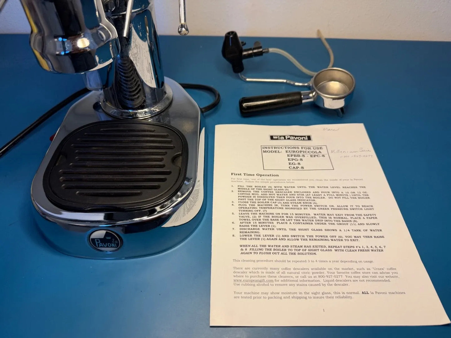 La Pavoni Europiccola EPC-8 Espresso Coffee Machine