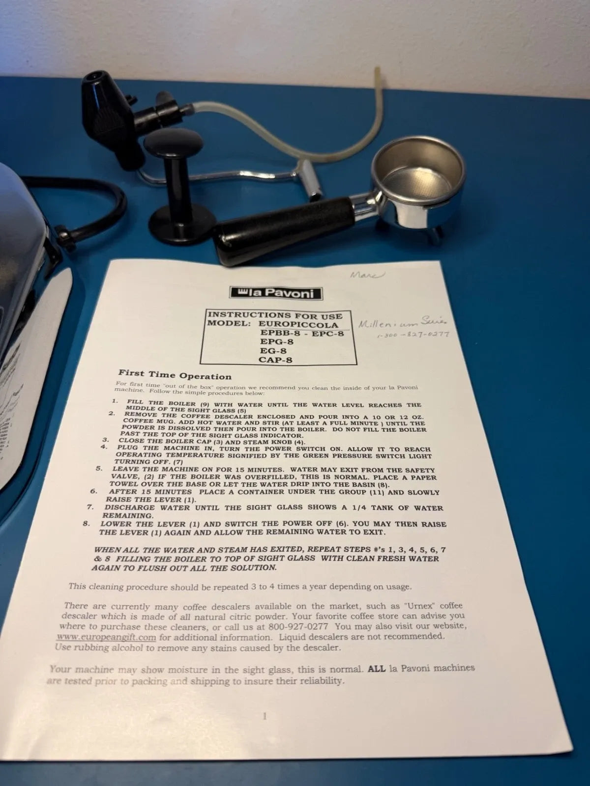 La Pavoni Europiccola EPC-8 Espresso Coffee Machine