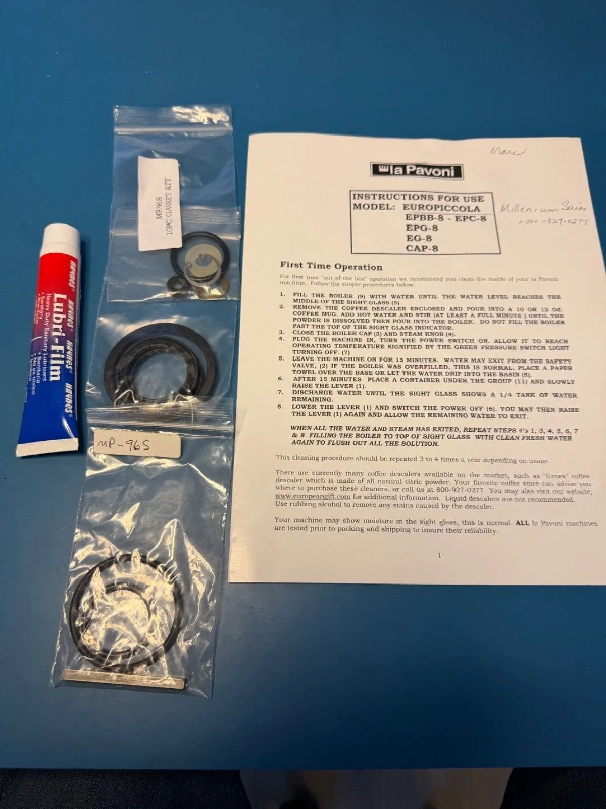 La Pavoni Europiccola EPC-8 Espresso Coffee Machine